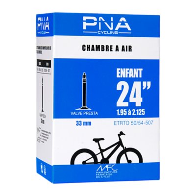 chambre à air presta 24x1,95-2,125 vp33mm