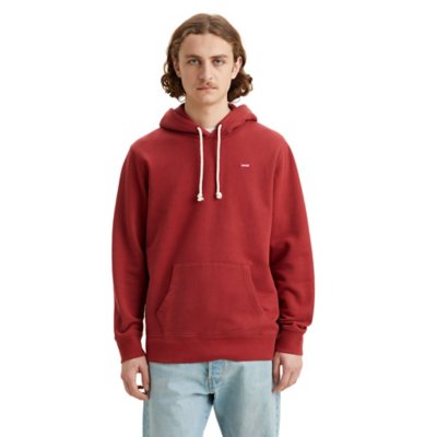 sweatshirt à capuche homme new original 0021 brick red