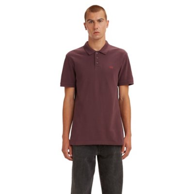 polo à manches courtes homme levis hm polo 0086 red mahogany