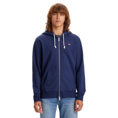 sweatshirt zippé à capuche homme new original zip up 0011 naval acad