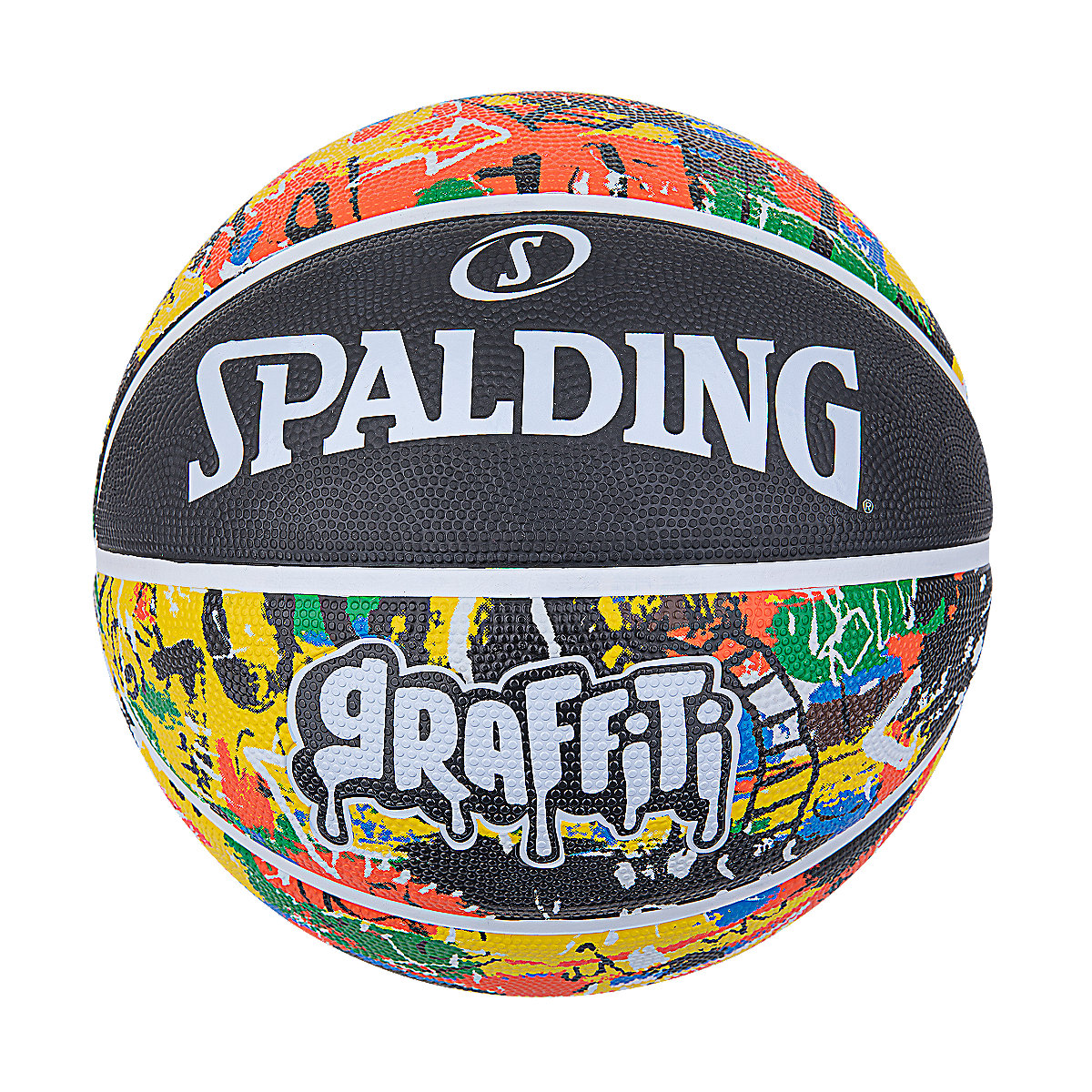 ballon de basketball rainbow graffiti sz5 rubb