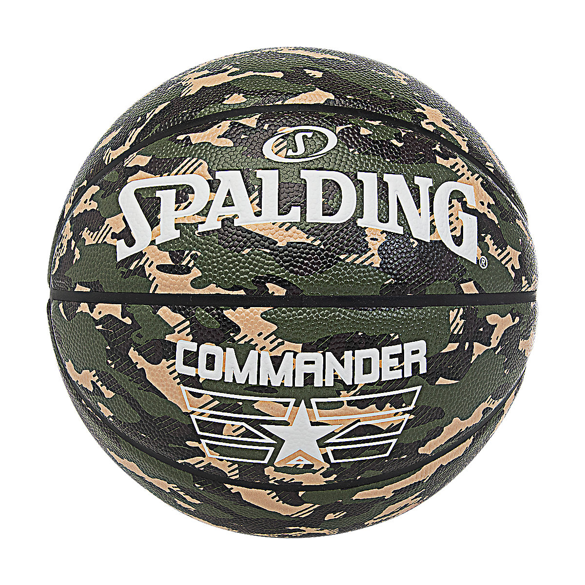 ballon de basketball commander camo sz7 rubber