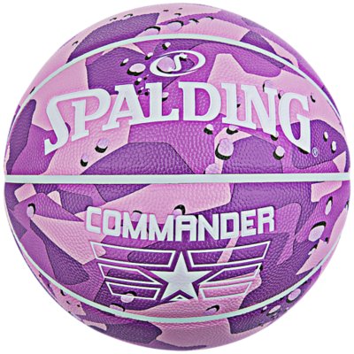 ballon de basketball commander solid purple pi