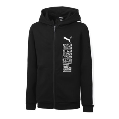 sweatshirt zippé à capuche garçon hooded jacket