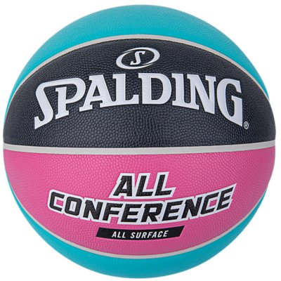 ballon de basketball all conference teal pink