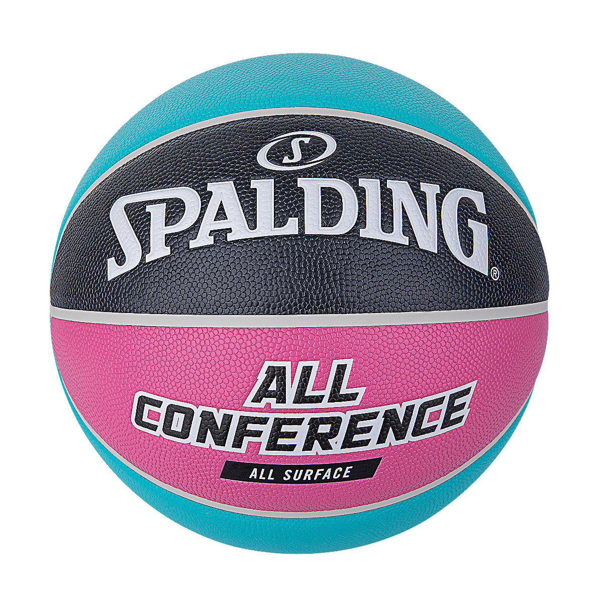 ballon de basketball all conference teal pink