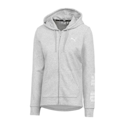 sweatshirt zippé à capuche femme logo fz