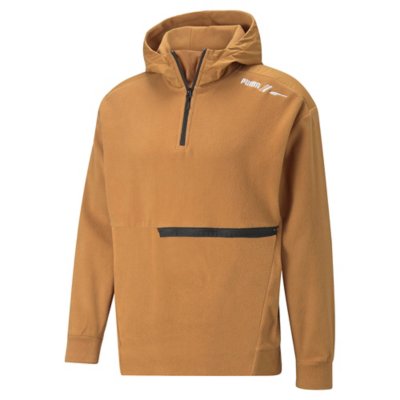 sweatshirt à capuche homme polarfleece half-zip
