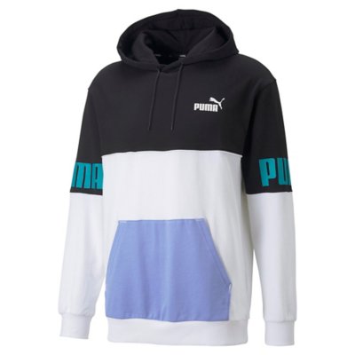 sweatshirt à capuche homme power colorblock
