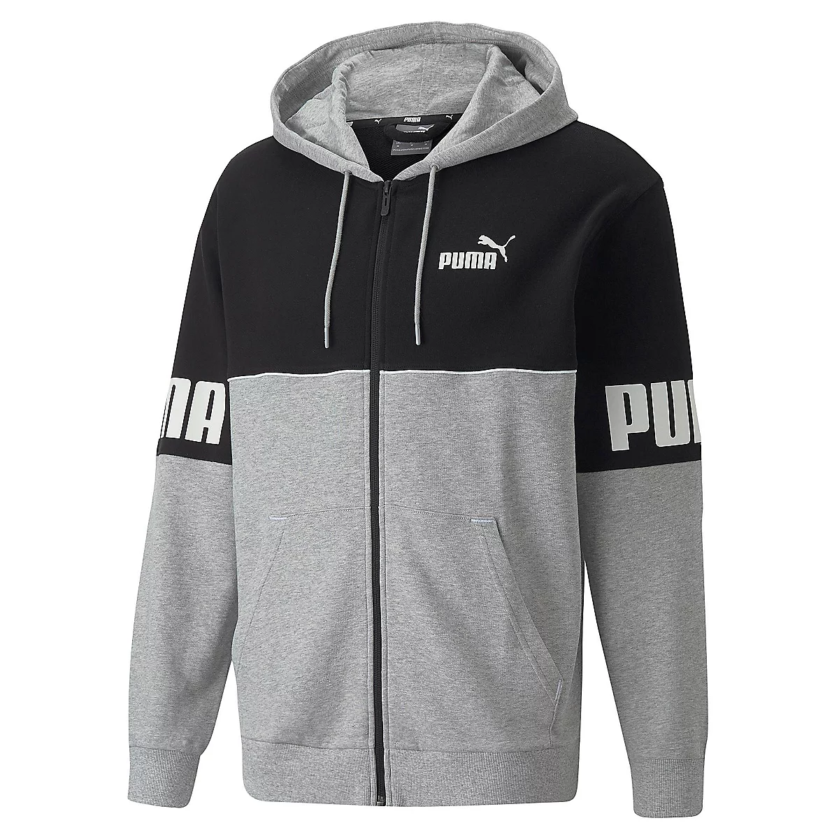 sweatshirt zippé à capuche homme power full-zip hoodie