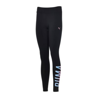 legging puma noir et or