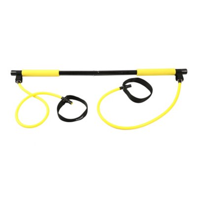 extenseur barre aerobic avec bande de resista