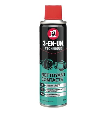 produit d'entretien nettoyant contacts 3 en 1 technique