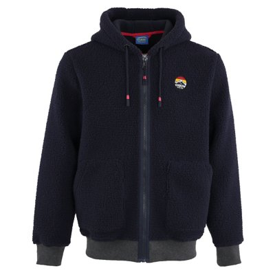 sweatshirt zippé à capuche homme o2sefty