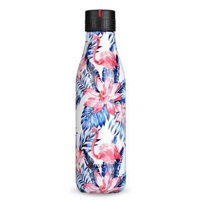 gourde bottle up 500ml palmiers flamingos