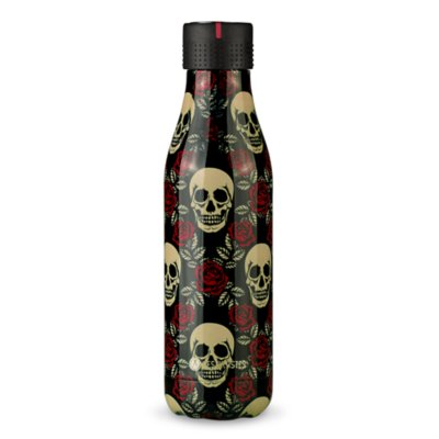 gourde bottle up 500ml rose&tete de mort