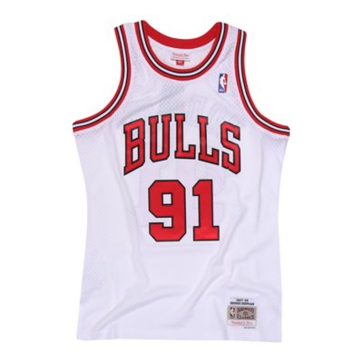 maillot de basketball homme nba chicago bulls 97 98 denis rodman