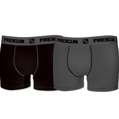 boxer homme lot de 2 coton, freegun