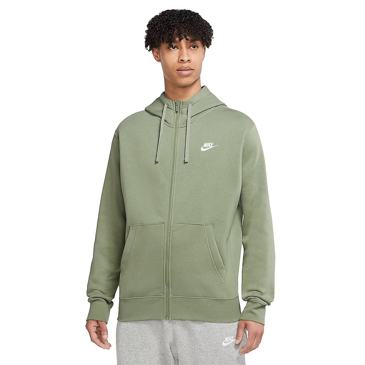 sweatshirt zippé à capuche homme bv2645 m club ie fz