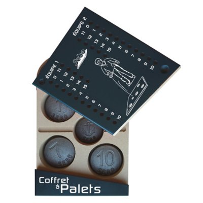 palet coffret + jeu palet fonte