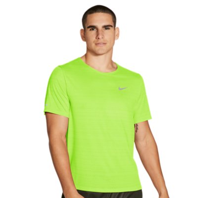tee-shirt de running à manches courtes homme dri-fit miler