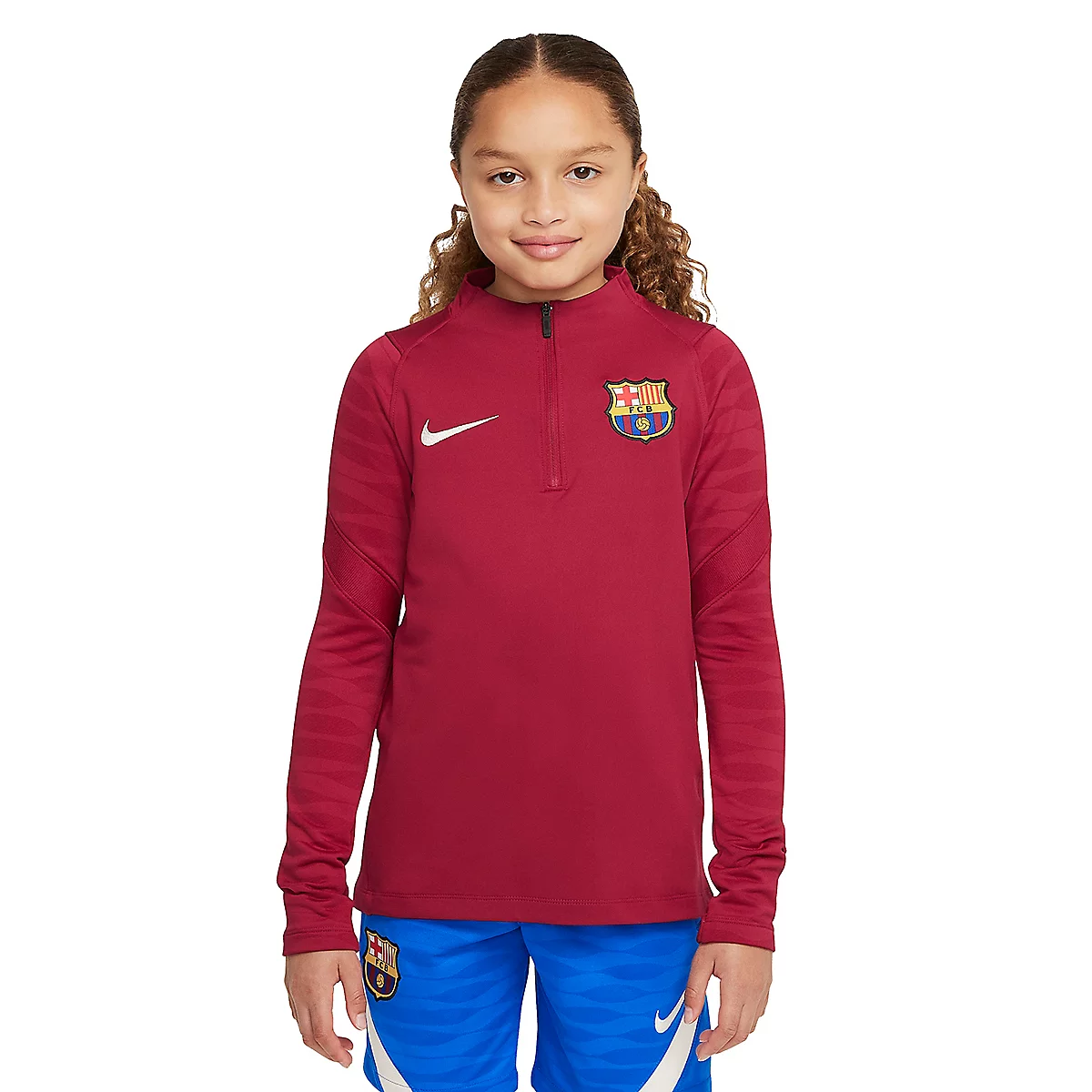 haut d'entraînement de football enfant fc barcelone dril top