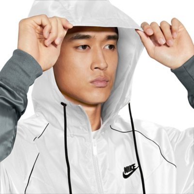 Nike Veste Coupe-Vent Homme - Sportswear Heritage Essentials Windrunner -  smoke grey/white/smoke grey/black DA0001-084