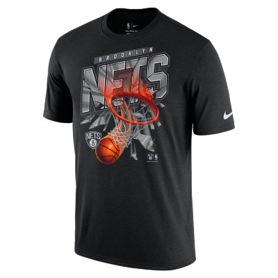 tee-shirt de basketball homme brooklyn nets courtside