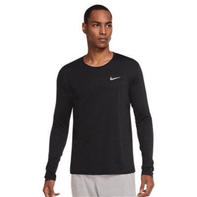 tee-shirt de running à manches longues homme dri-fit miler