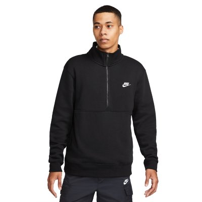 sweatshirt zippé homme sportswear club brushed-