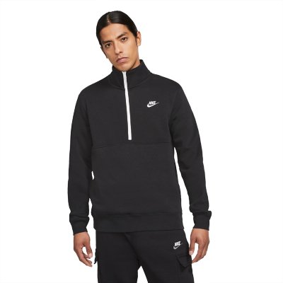 sweatshirt zippé homme sportswear club brushed-