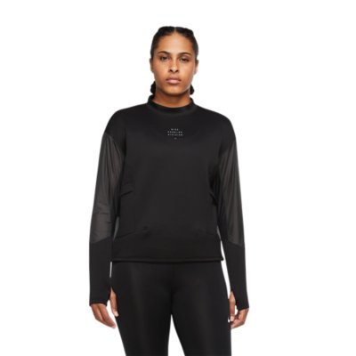 tee-shirt de running à manches longues femme dri-fit run divsion