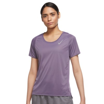 tee-shirt de running à manches courtes femme dri-fit race
