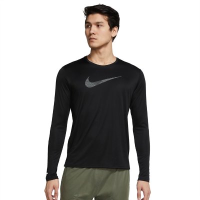 tee-shirt de running à manches longues homme dri-fit miler