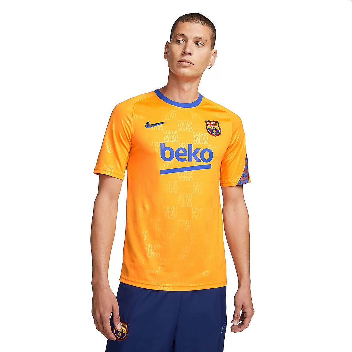 maillot d'entraînement de football homme fc barcelone 21/22