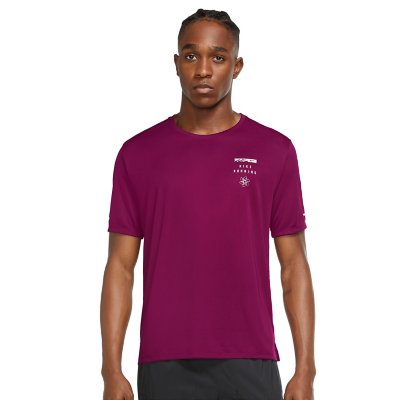 tee-shirt de running à manches courtes homme dri fit uv division miler