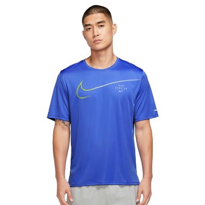 tee-shirt de running à manches courtes homme dri-fit run division miler
