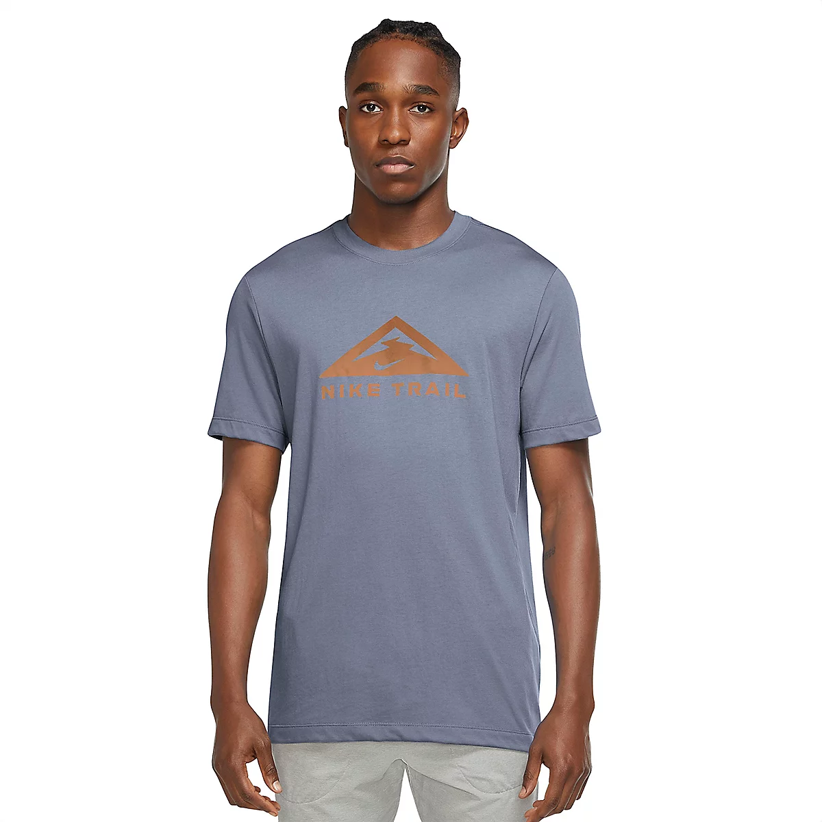 tee-shirt de trail à manches courtes homme dri fit