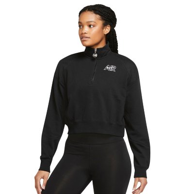 sweatshirt femme air fleece 1/4-zip