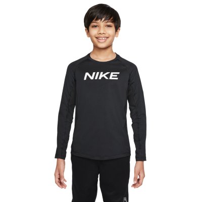 tee-shirt à manches longues garçon nike pro dri-fit big kids' (boys')