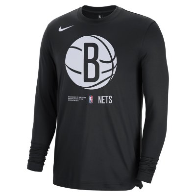 tee-shirt de basketball homme brooklyn nets men's nike dri-fit nb