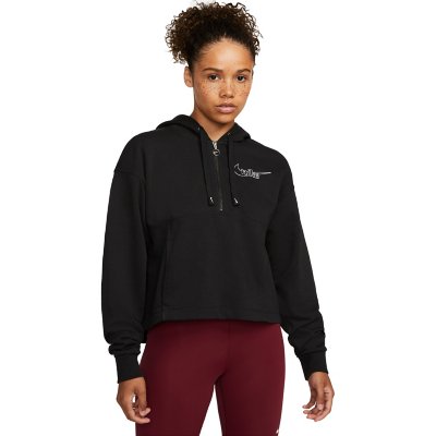 sweatshirt zippé de training à capuche femme dri-fit get fit