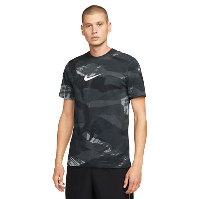 tee-shirt de training à manches courtes homme dri-fit camo print