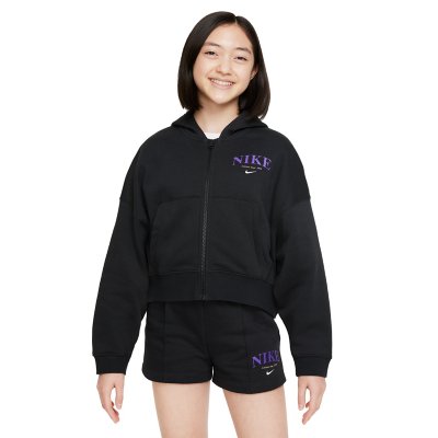 sweatshirt zippé à capuche fille trend flc fz