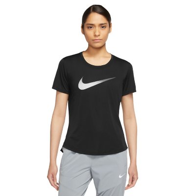tee-shirt de running à manches courtes femme one swoosh