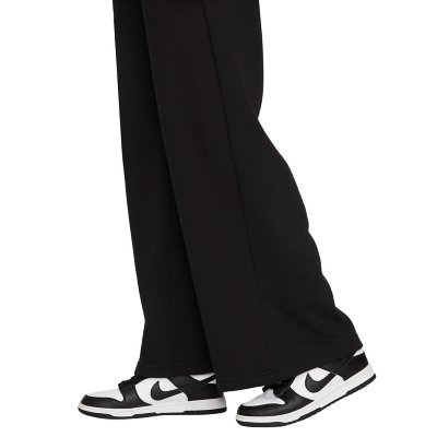 Pantalon Survêtement Nike Femme CLUB FLEECE WIDE Noir