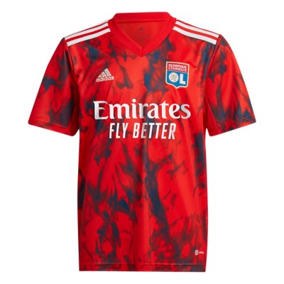 maillot de football enfant ol extérieur 22/23