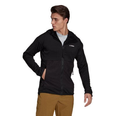 polaire demi-zip homme terrex tech fleece lite hooded