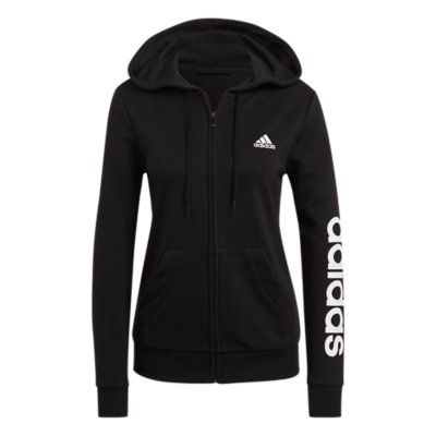 sweatshirt zippé à capuche femme w lin ft fz hd