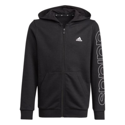 sweatshirt zippé à capuche garçon b lin fz hd